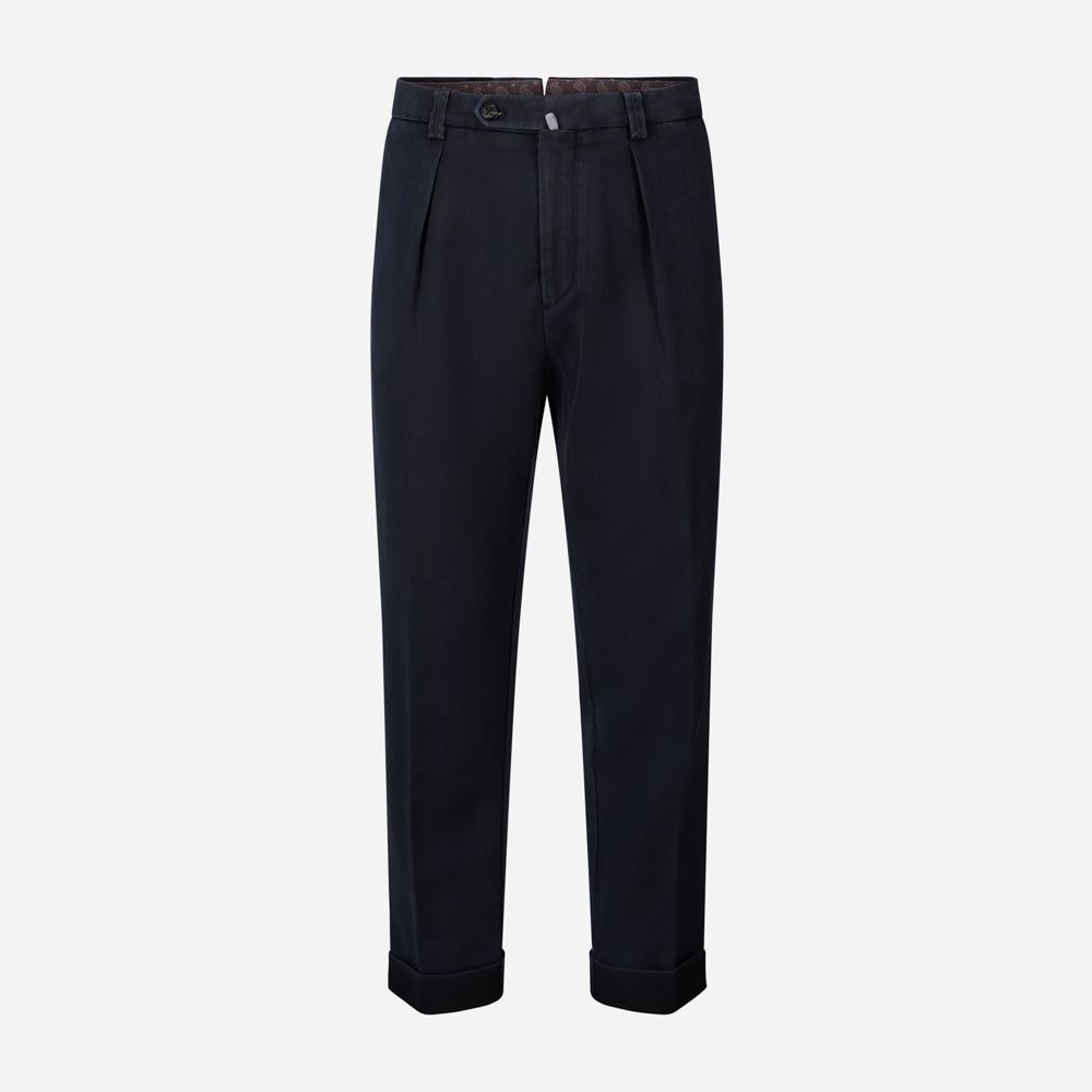 Chiaia Long Washed Wool - Navy