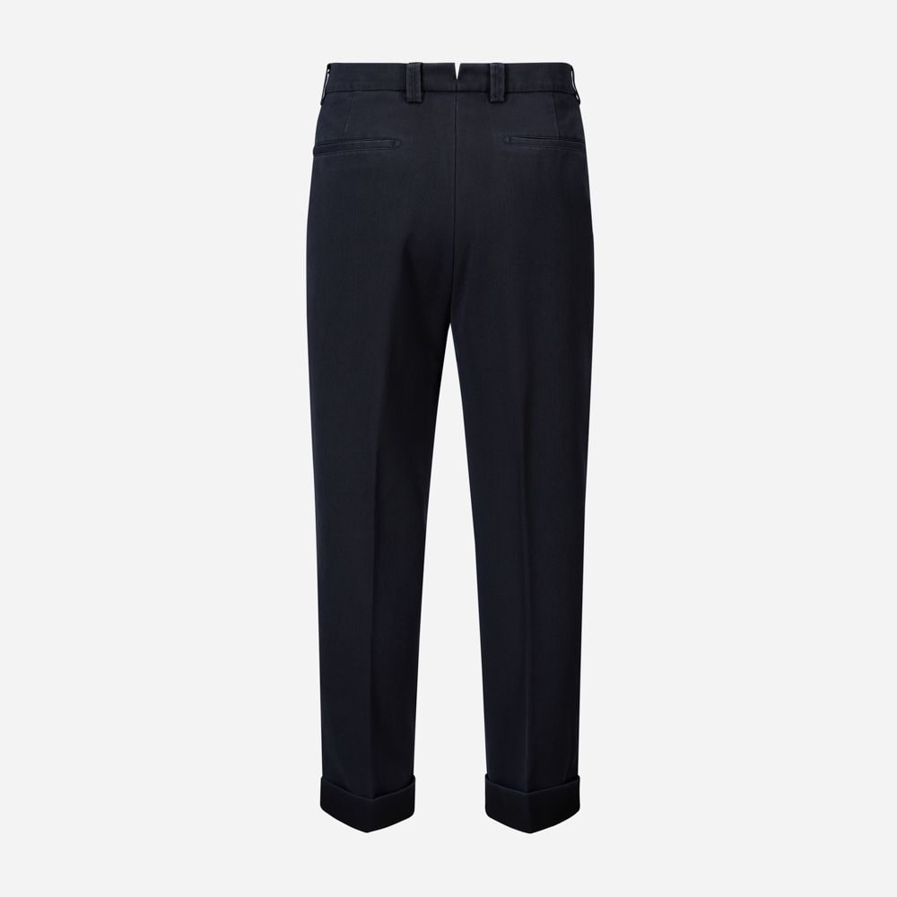 Chiaia Long Washed Wool - Navy
