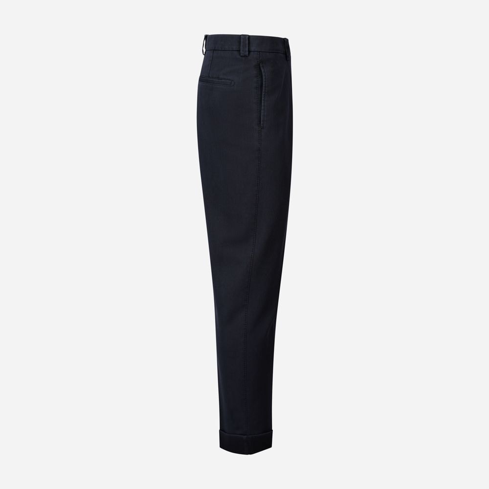 Chiaia Long Washed Wool - Navy