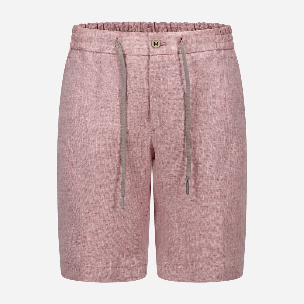 Spiaggia Short Bermuda - Rose Herringbone