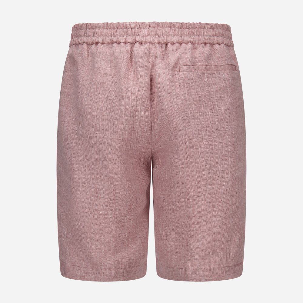 Spiaggia Short Bermuda - Rose Herringbone