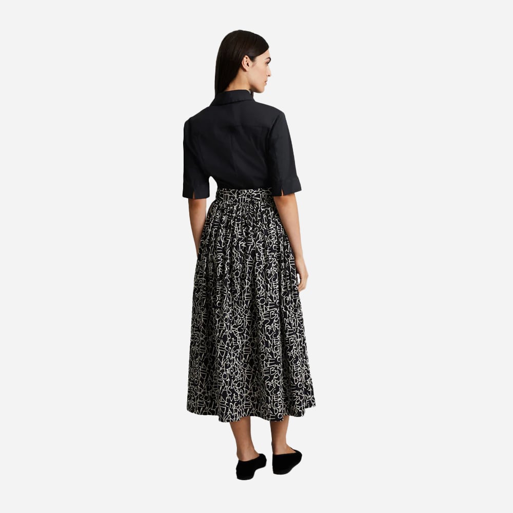 Fiia Skirt - Typography Print