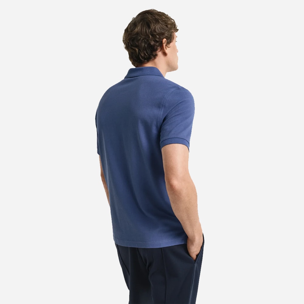 Regular Shield Pique - Dusty Navy