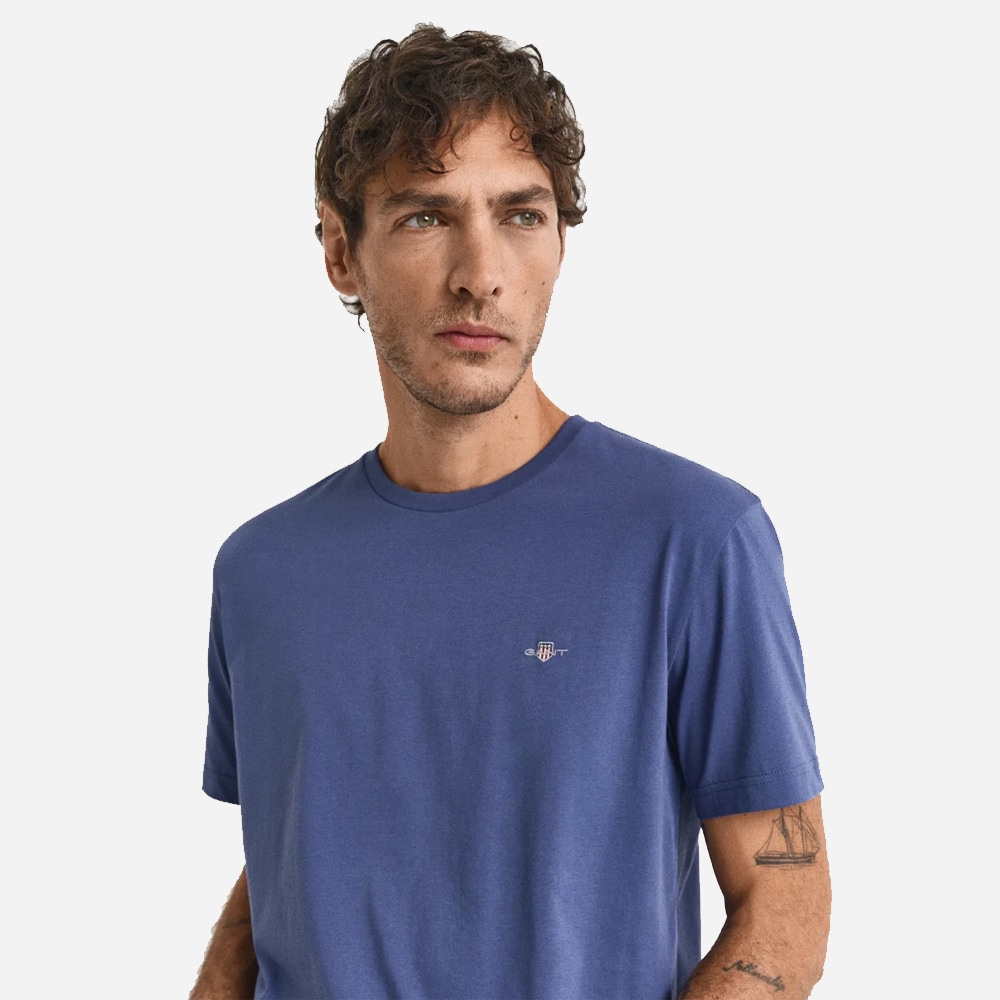 Shield T-Shirt - Dusty Navy