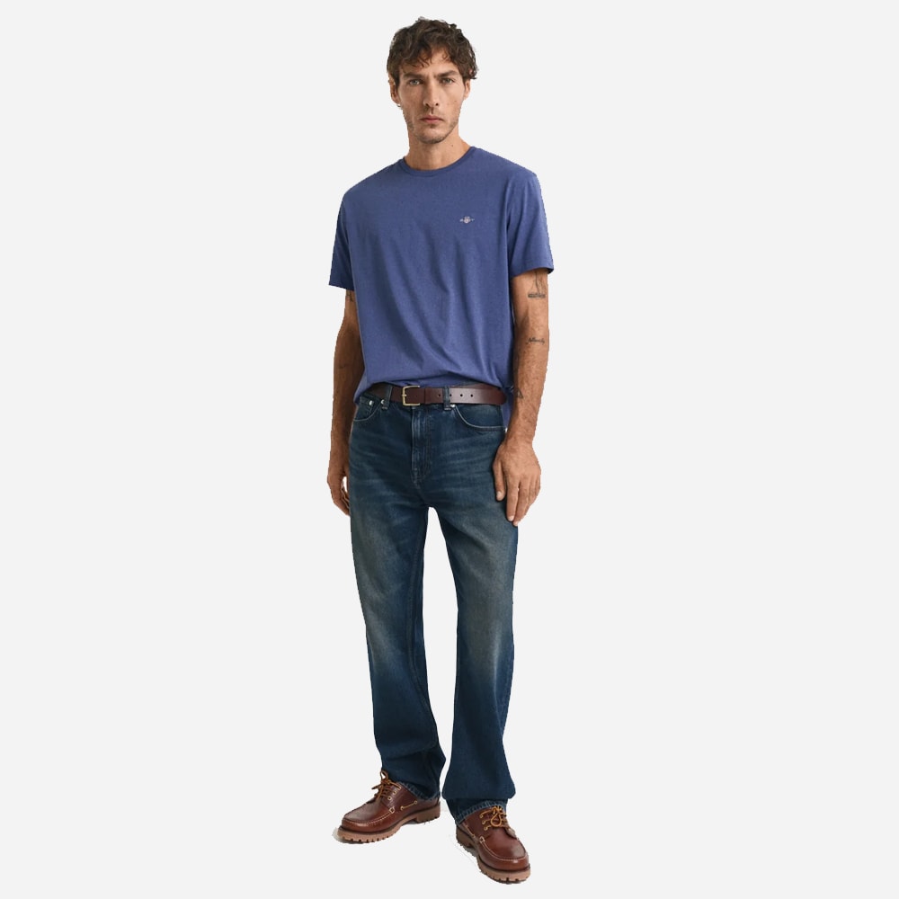Shield T-Shirt - Dusty Navy
