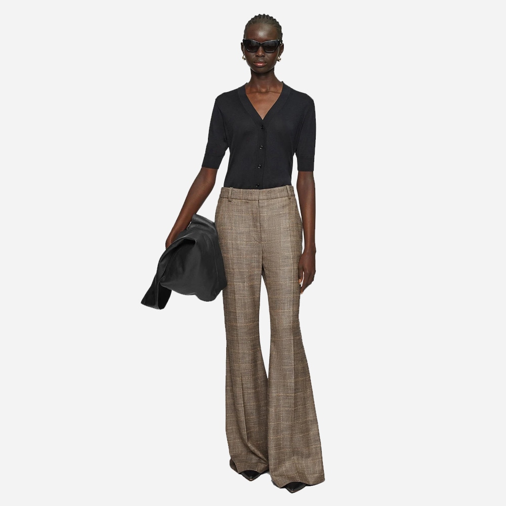 Stevens Wool Bamboo Trousers - Escargot Melange