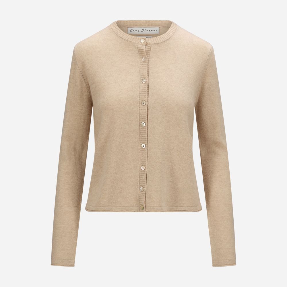 Clara Cardigan Cashmere Blend - Beige
