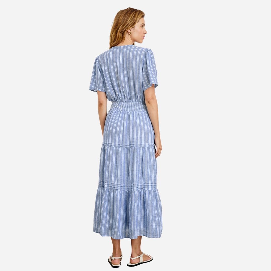 Cannes Dress -  Lake View Stripe