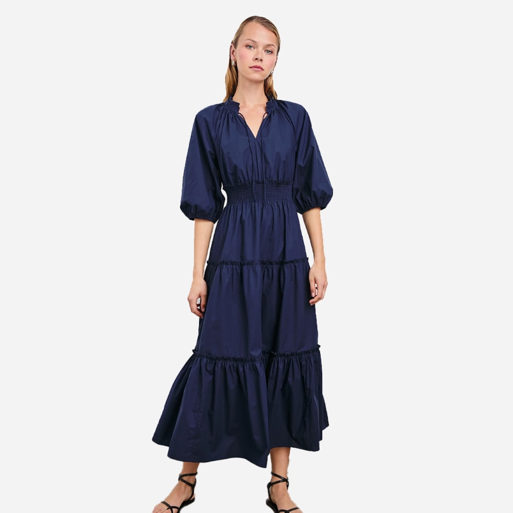 Caterine Dress - Navy