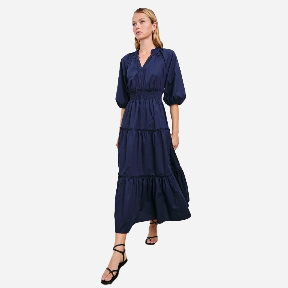 Caterine Dress - Navy