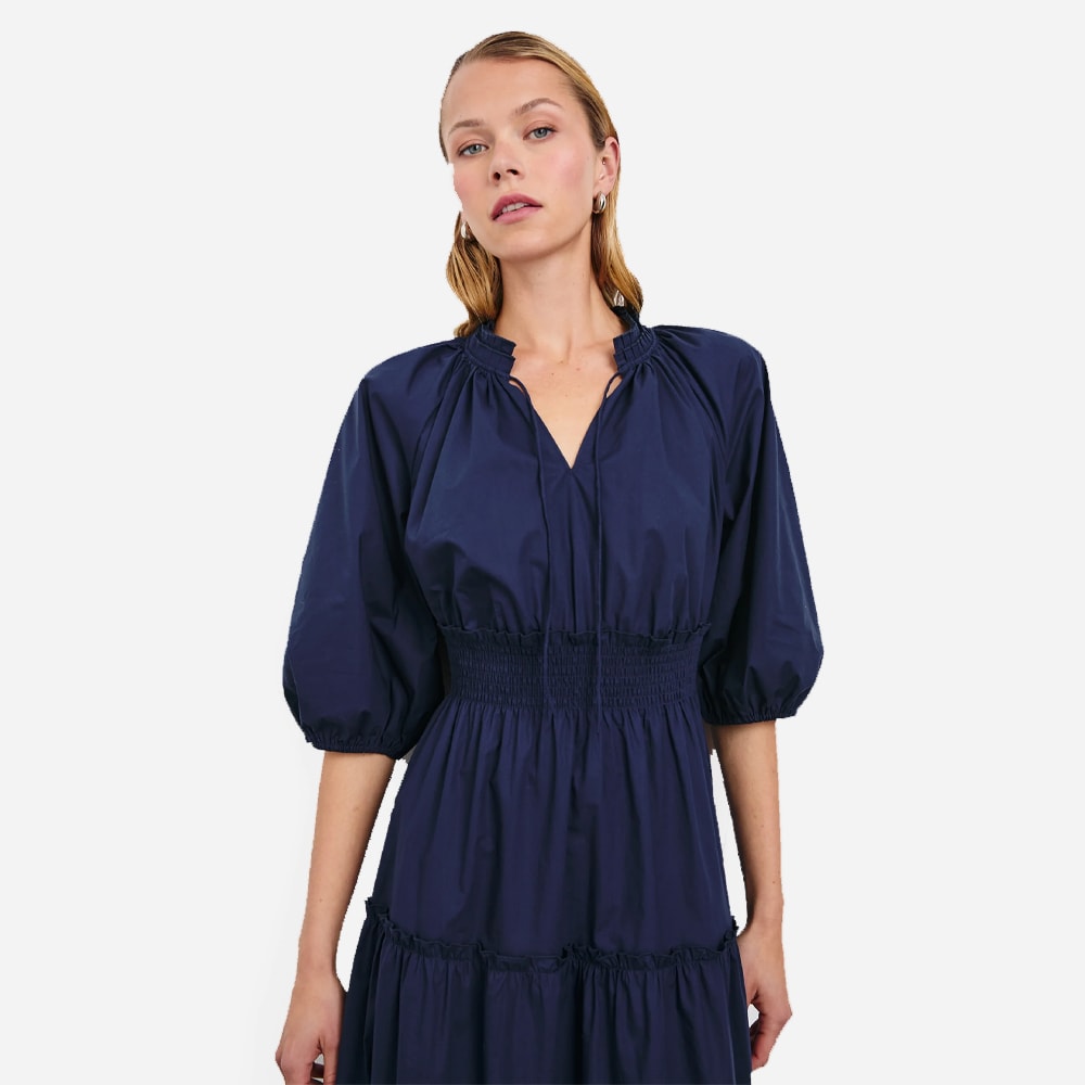 Caterine Dress - Navy