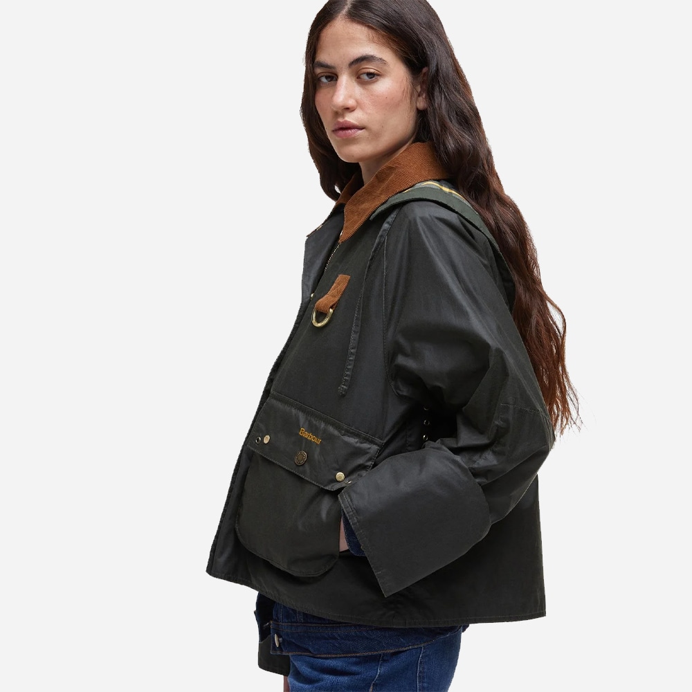 Erma Waxed Jacket - Olive
