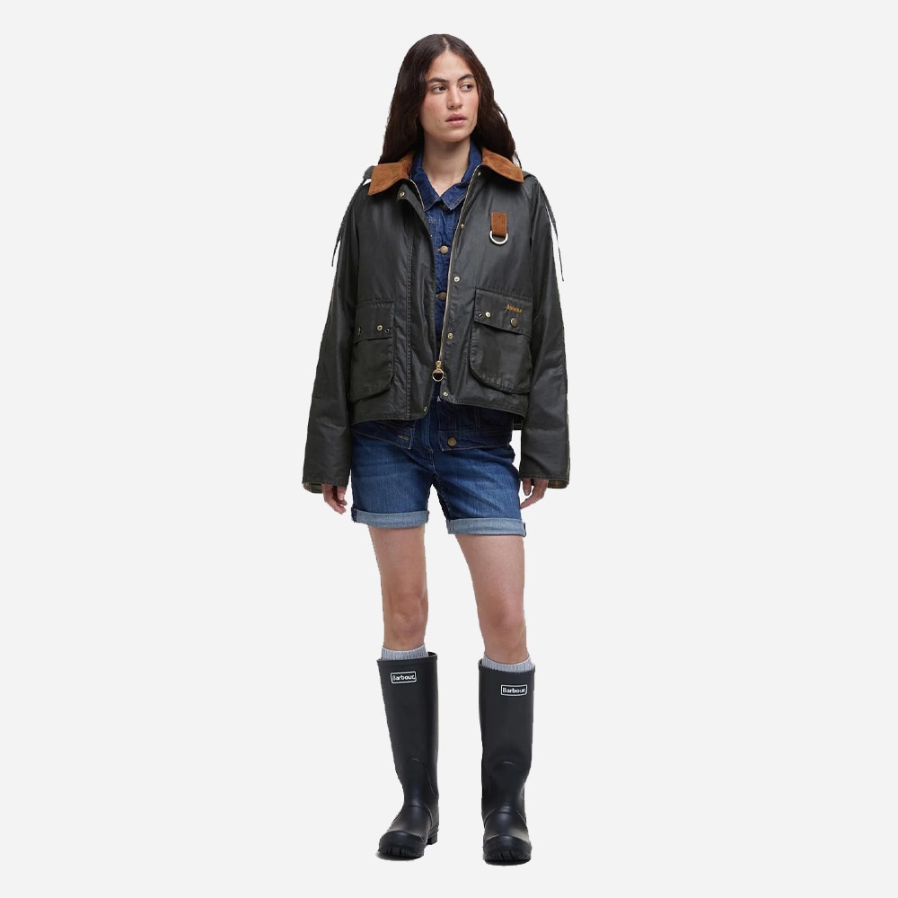 Erma Waxed Jacket - Olive