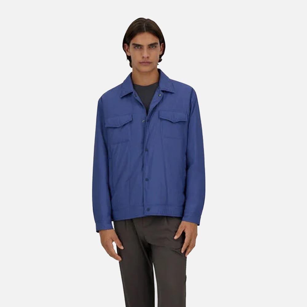 Ecoage Shacket - Azzurro Grigiato
