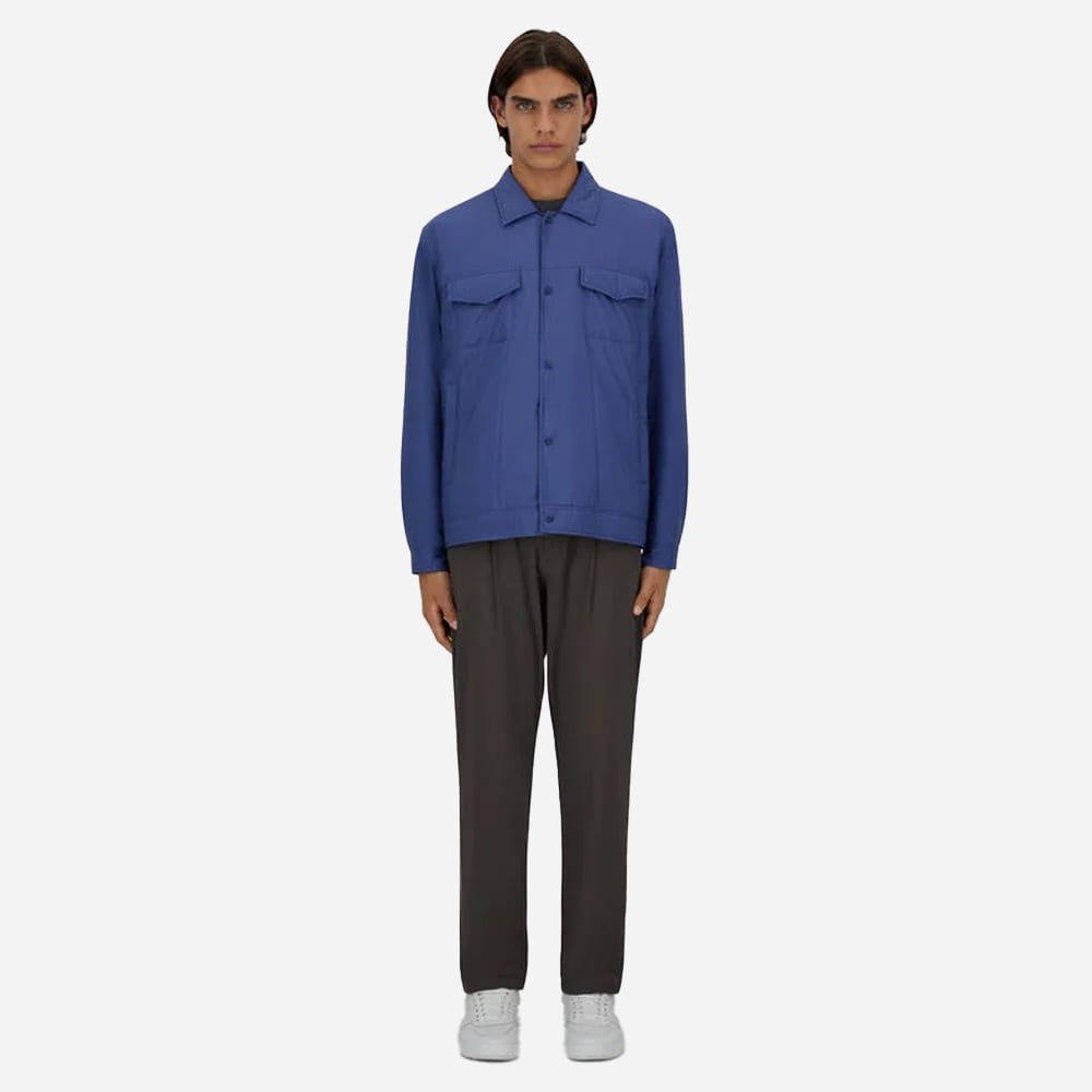 Ecoage Shacket - Azzurro Grigiato