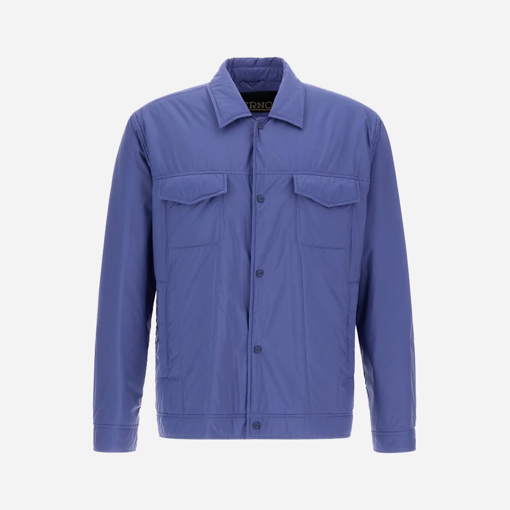 Ecoage Shacket - Azzurro Grigiato