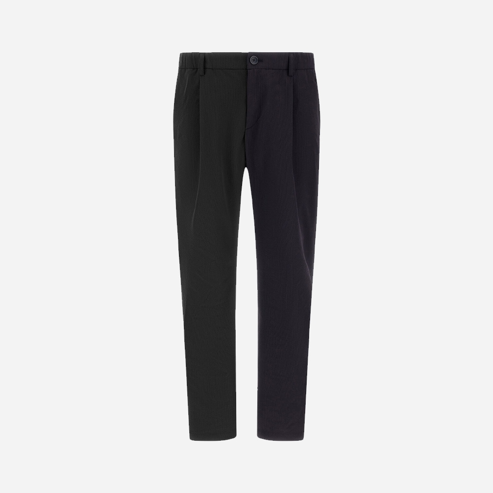 Seer-Crease Trousers - Blue Navy