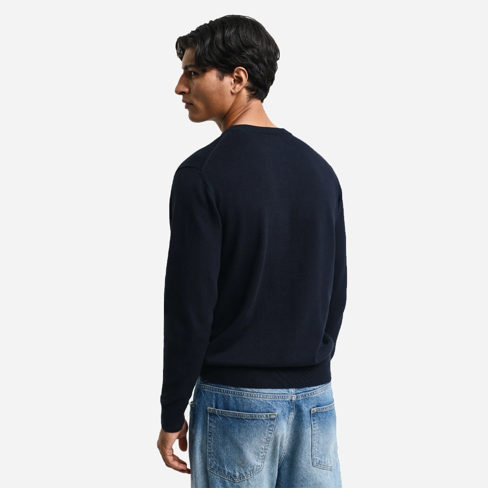 Classic Cotton Crewneck - Evening Blue