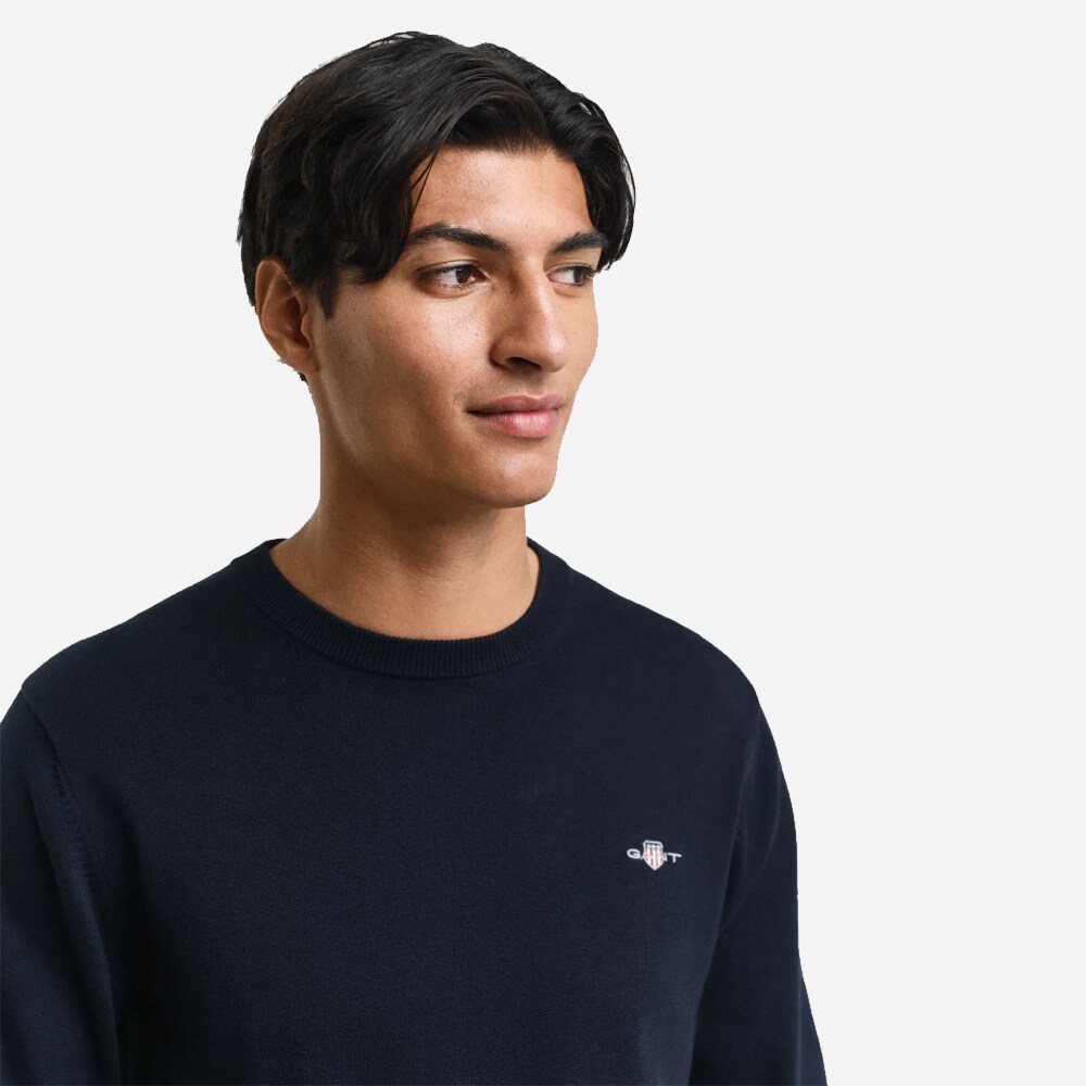 Classic Cotton Crewneck - Evening Blue