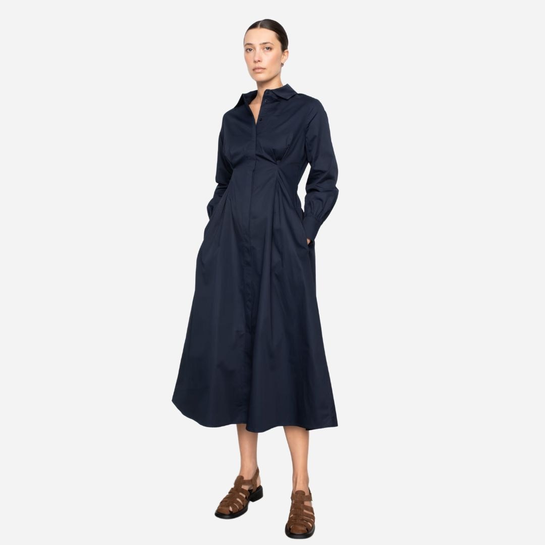 Leandra Dress - Navy