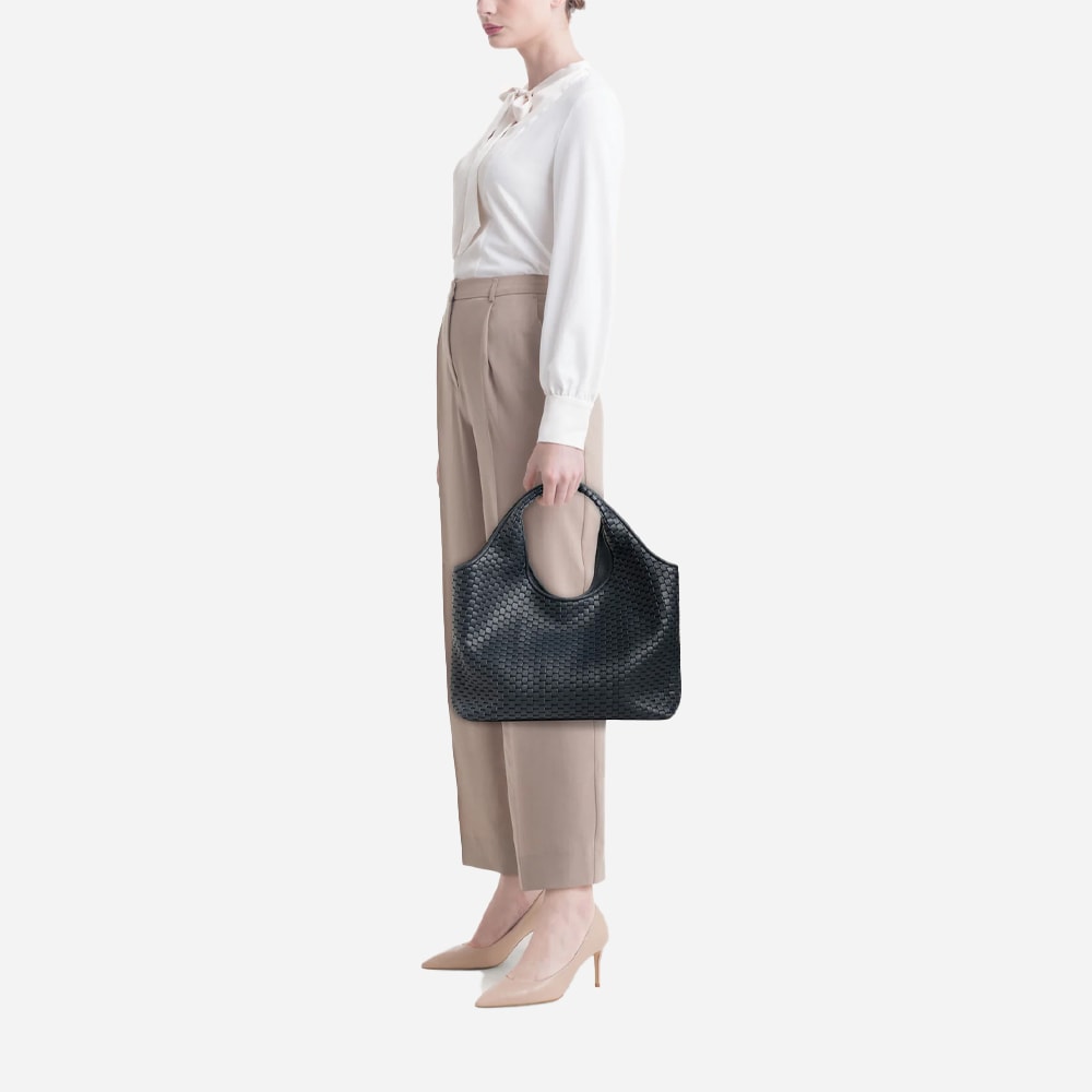 Shoulder Bag - Navy-Blue