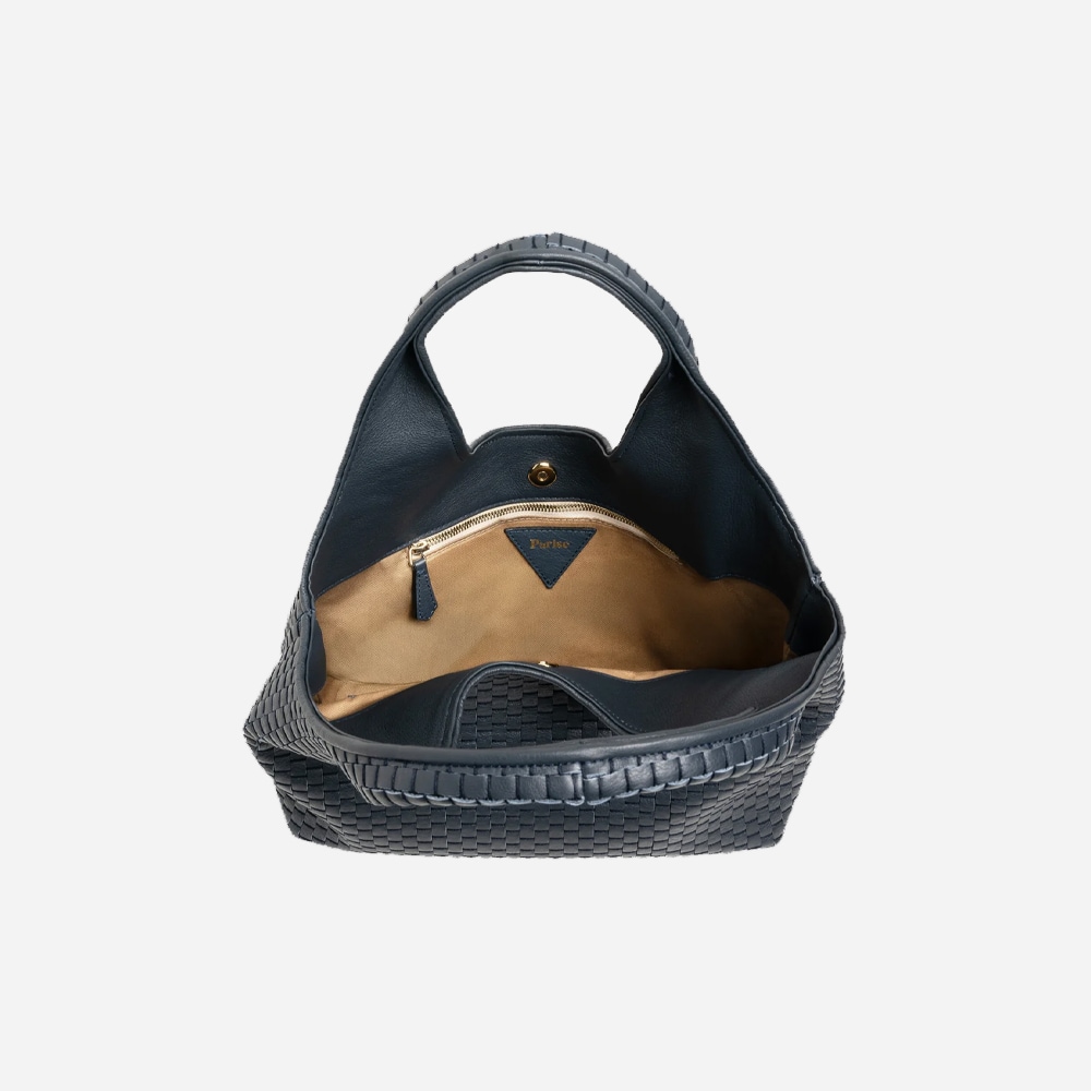 Shoulder Bag - Navy-Blue
