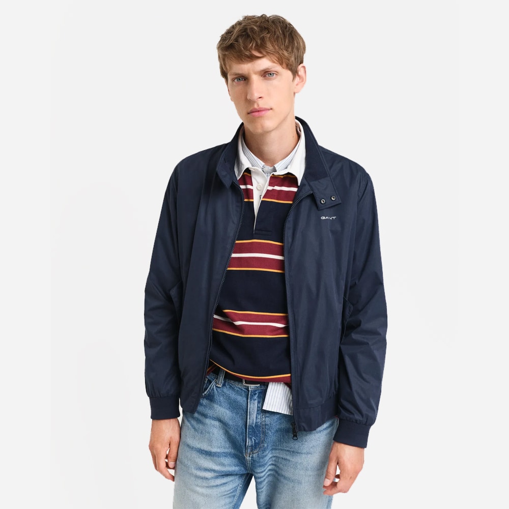 Lightweight Harrington Jacket - Navy