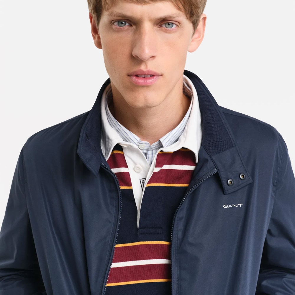 Lightweight Harrington Jacket - Navy