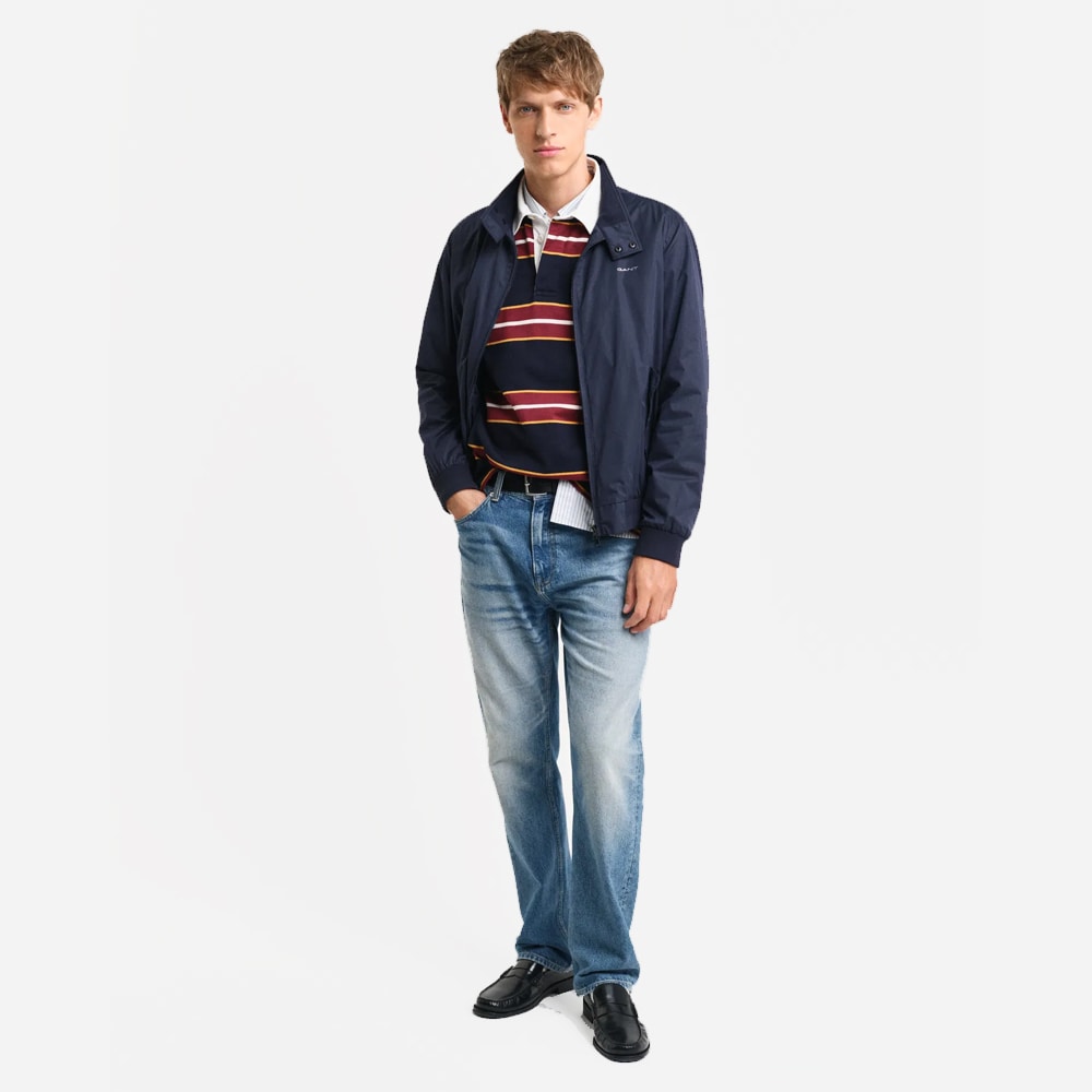Lightweight Harrington Jacket - Navy