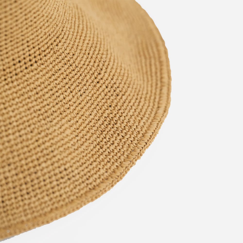 Straw Hat - Caramel Beige