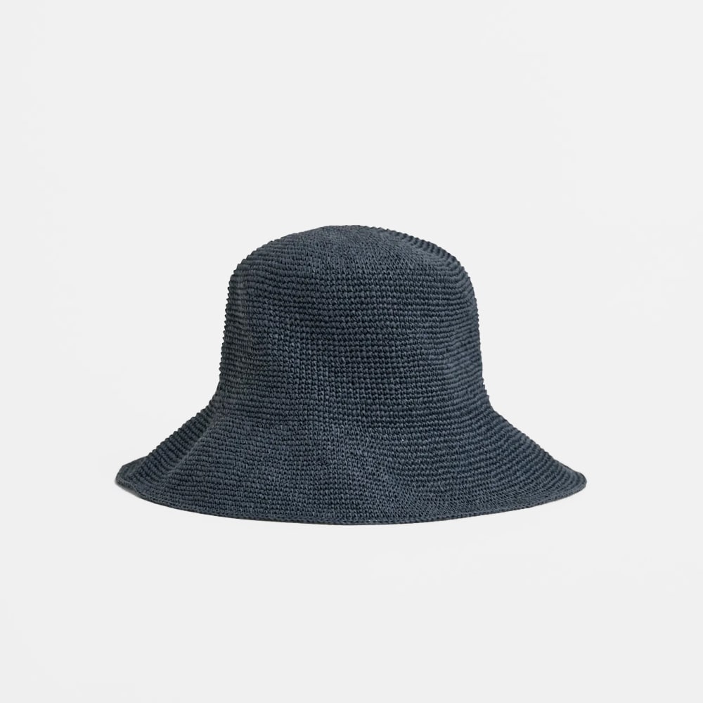 Straw Hat - Evening Blue