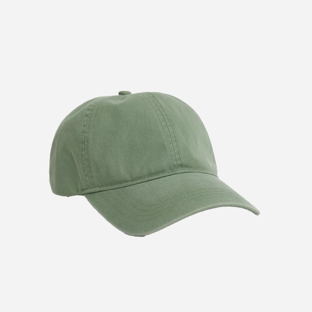 Sunfaded Cotton Twill Cap - Kalamate Green