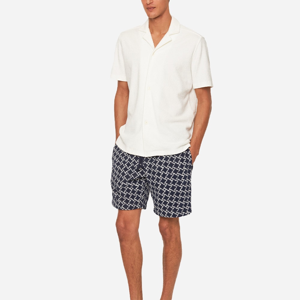 Trevone High Low Geo - Night Iris
