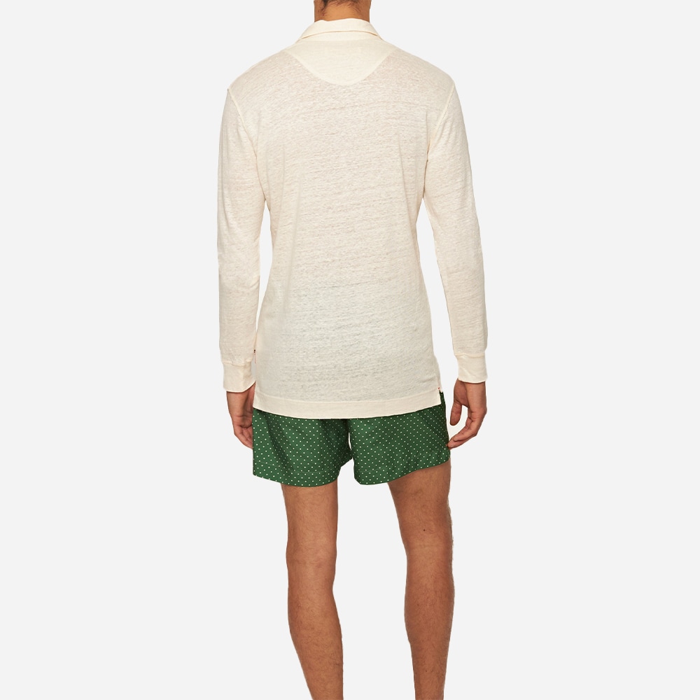 Felix Long Sleeve Placket - Latte