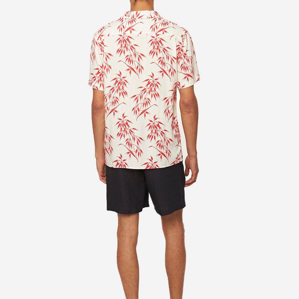 Hibbert Red Bamboo - White Sand/Summer Red
