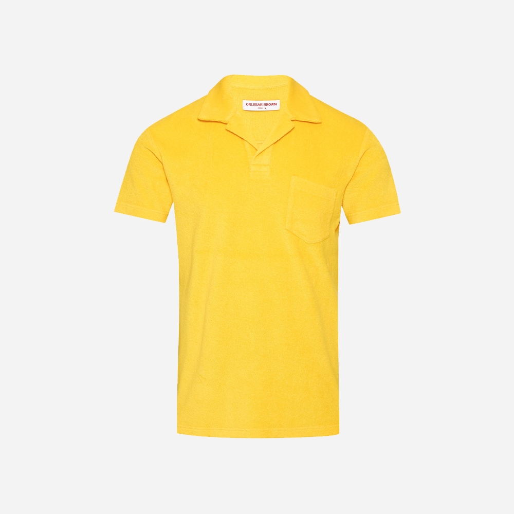 Terry Towelling - Yellow Blaze