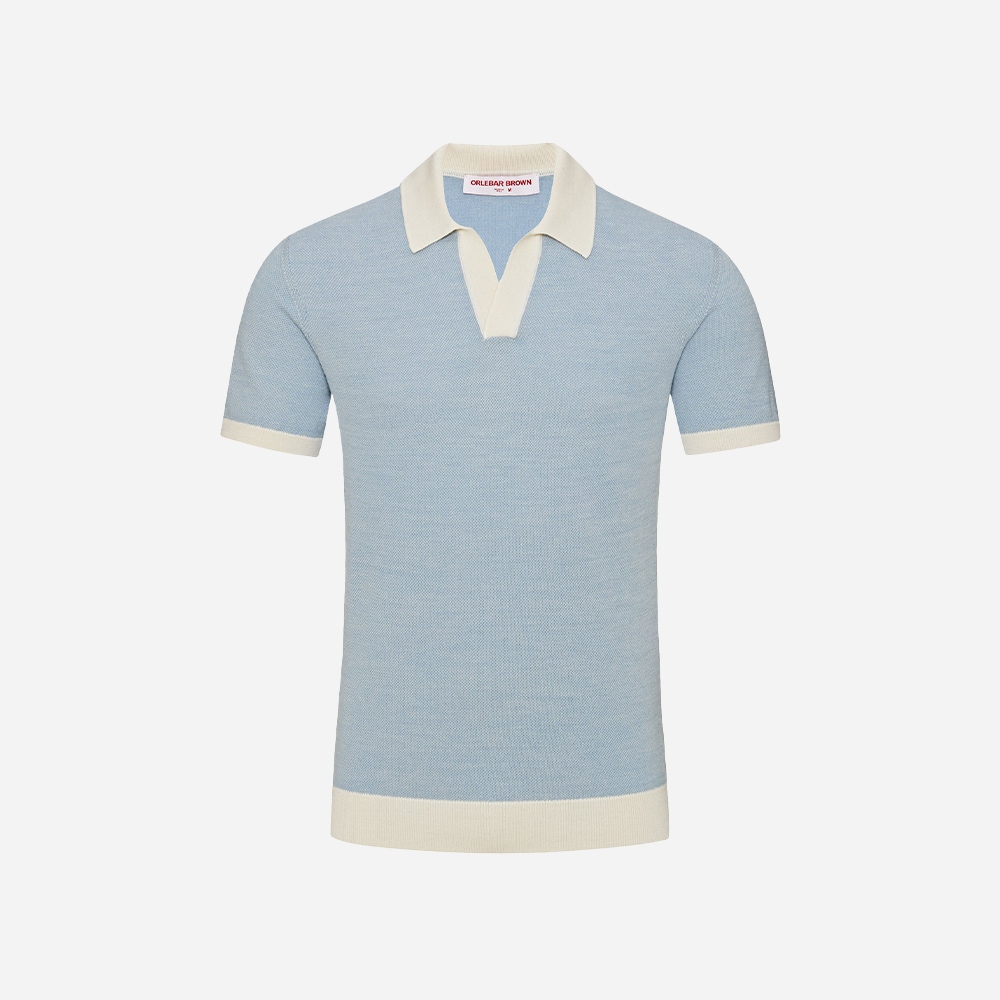 Horton Contrast - River Blue/White Sand