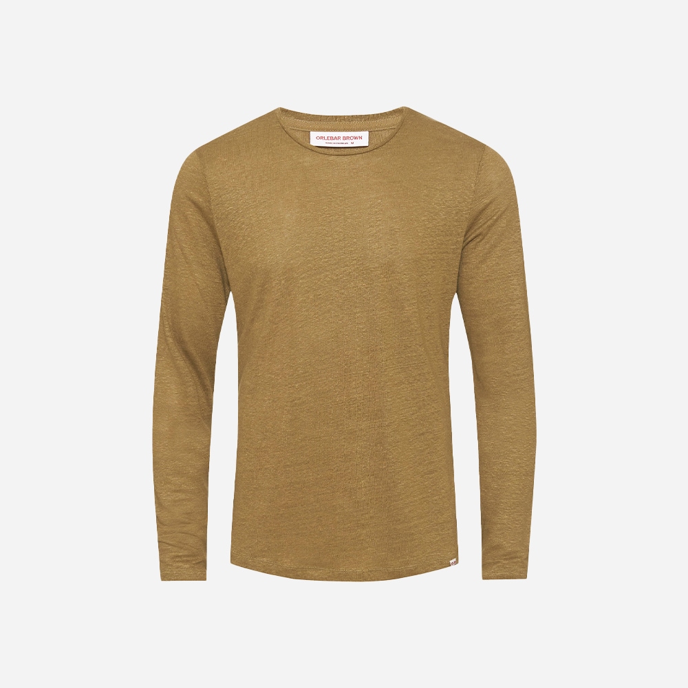 Ob-T Long Sleeve Linen - Agave Green