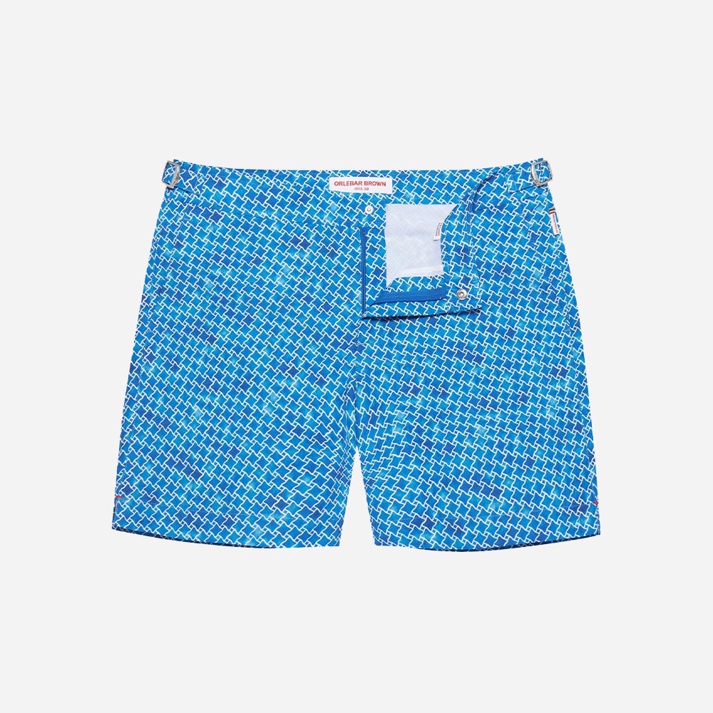 Bulldog High-Low Geo - Catalina Blue