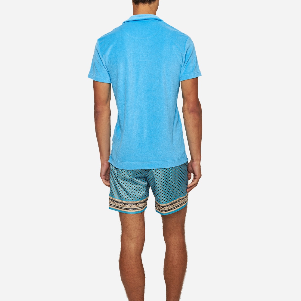 Terry Towelling - Aqua Blue