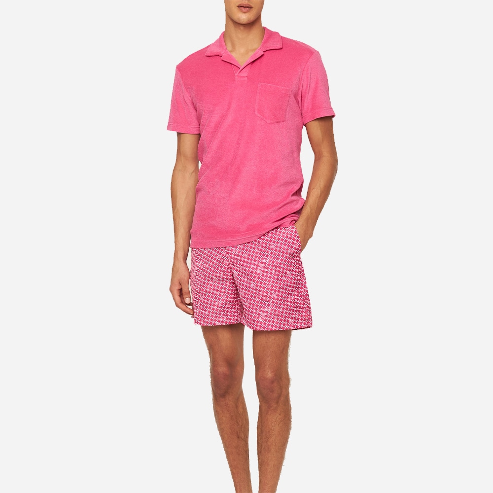 Terry Towelling - Sunset Pink