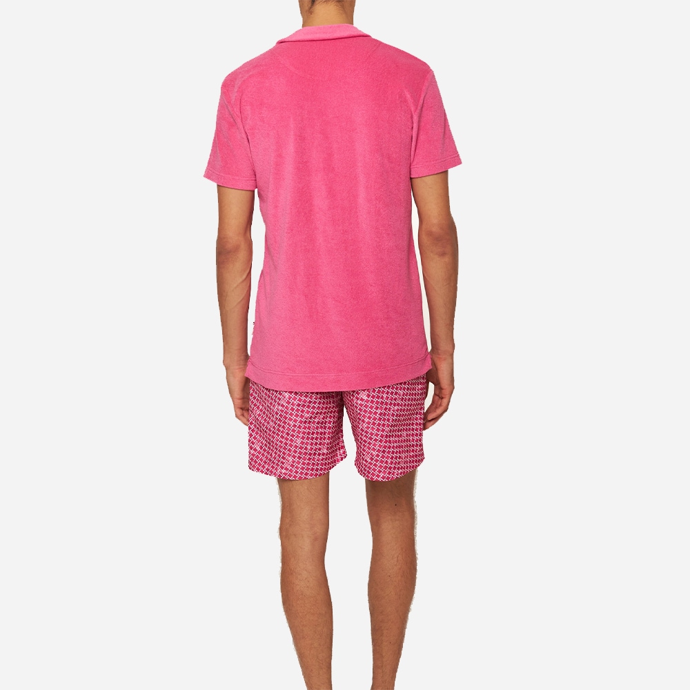 Terry Towelling - Sunset Pink