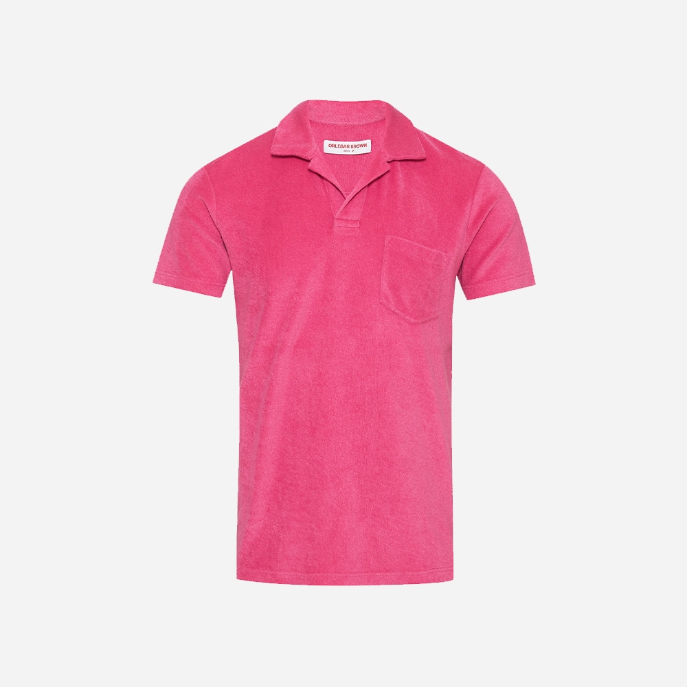 Terry Towelling - Sunset Pink