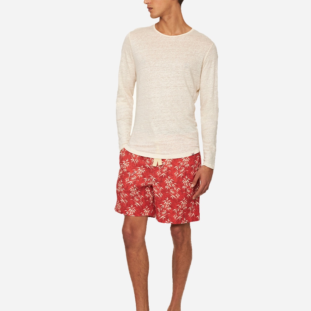 Ob-T Long Sleeve Linen - Latte