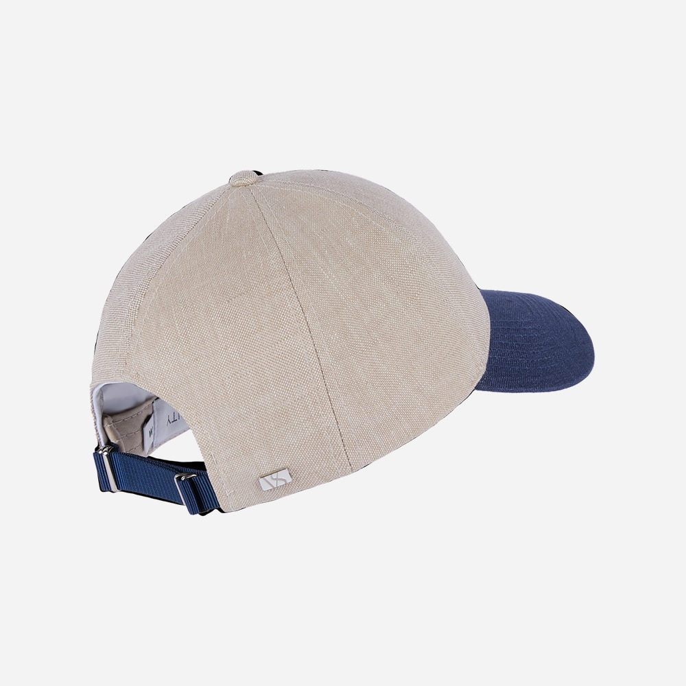 Legacy Structured Linen - Hampton Beige-Oxford Blue