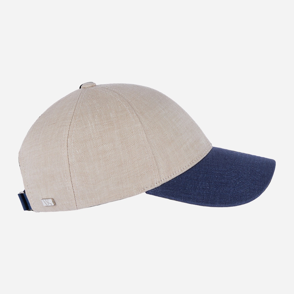 Legacy Structured Linen - Hampton Beige-Oxford Blue