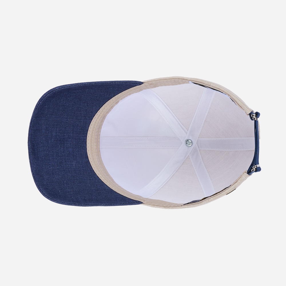 Legacy Structured Linen - Hampton Beige-Oxford Blue