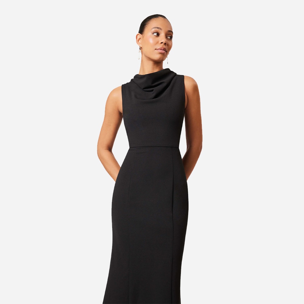 Jamie Midi Dress - Black