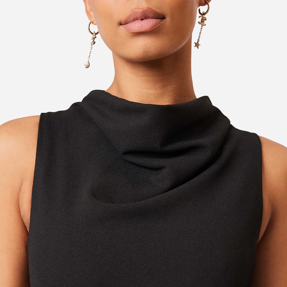 Jamie Midi Dress - Black