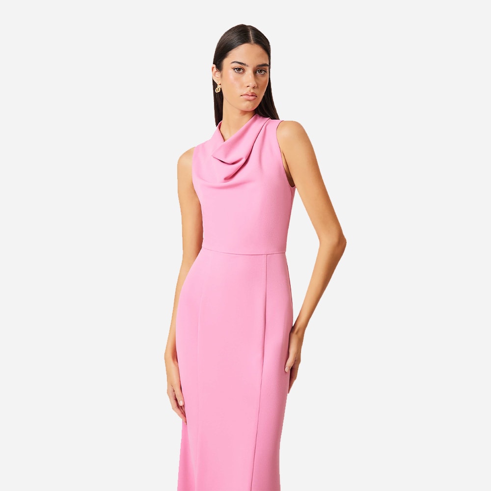 Jamie Midi Dress - Pink
